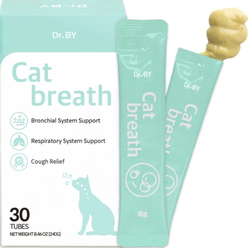 Cat Breath Support Tubes - Mint